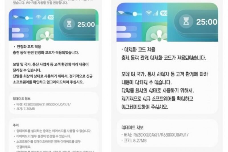 Samsung Galaxy Buds3 and Buds3 Pro are receiving a new update