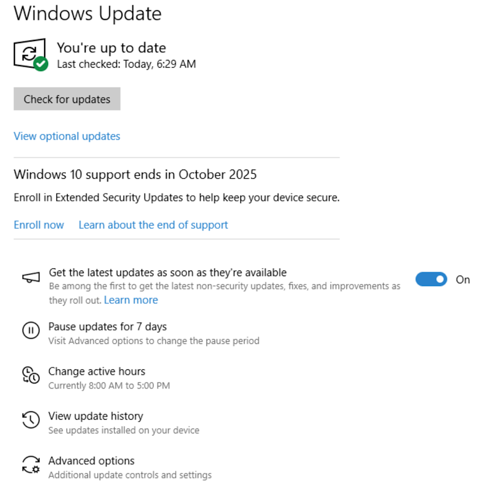 Windows 10 support ends October 14, but here’s how to get an extra year for free