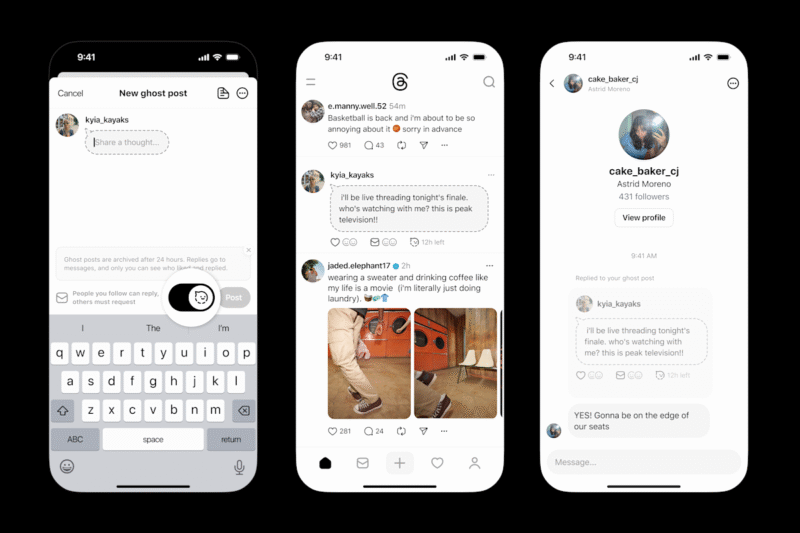 Threads introduces ‘ghost’ posts that disappear after 24 hours