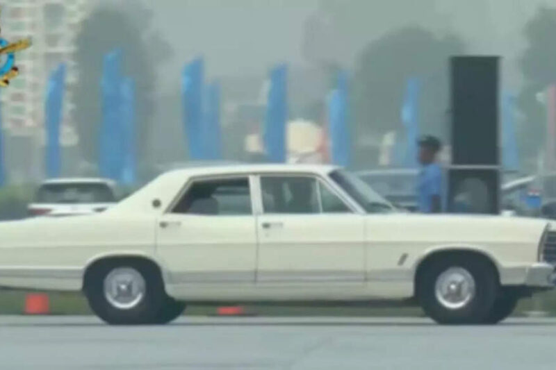 Air Force Day ’25: Air Chief Marshal arrives in rare 1960s V8 car, all you need to know
