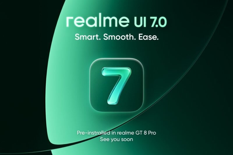 Realme UI 7.0 launches with Light Glass Design, iPhone and Apple Watch support