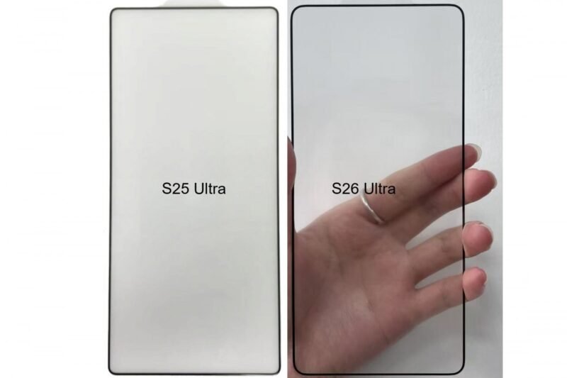 Samsung Galaxy S26 Ultra’s screen protector gets compared to the S25 Ultra’s