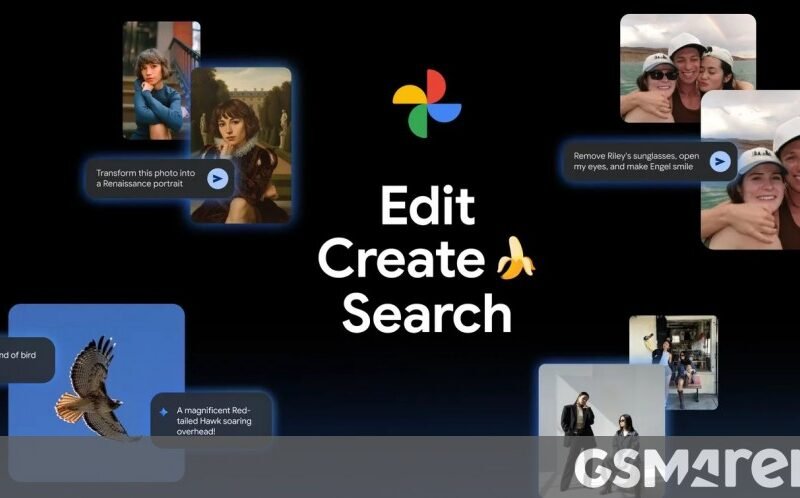 Google Photos gets Nano Banana and AI templates