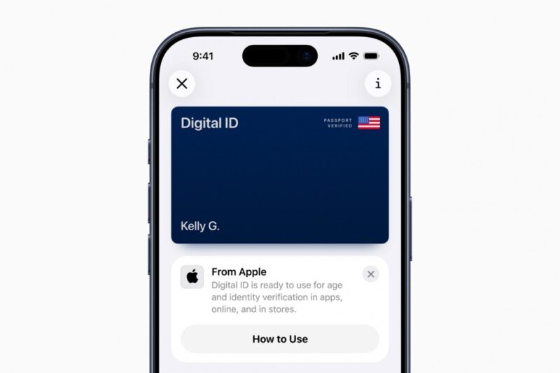 Apple Digital ID is now live for US passports