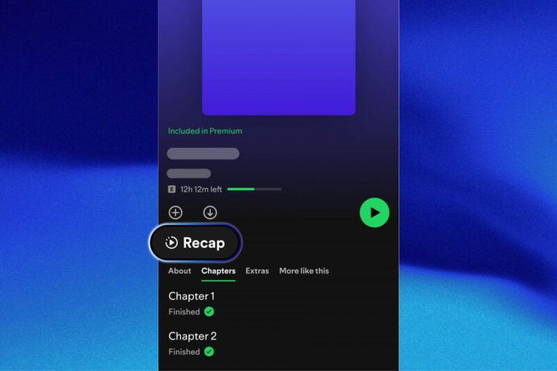 Spotify is now testing AI audiobook recaps on iOS