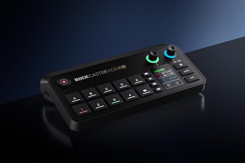 Rode’s Rodecaster Video S is a smaller, cheaper production console for creators