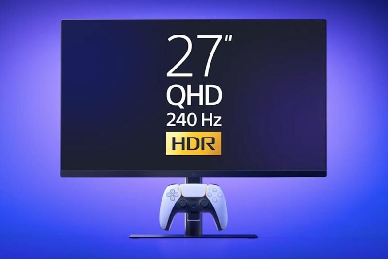 Sony made an official 240Hz PlayStation monitor with a built-in DualSense charging hook