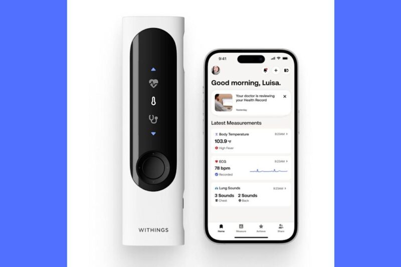 Withings has received FDA clearance for medical ‘multiscope’ BeamO